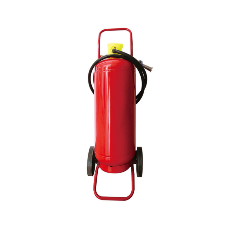 Extincteur à poudre sèche sur chariot de 25 kg