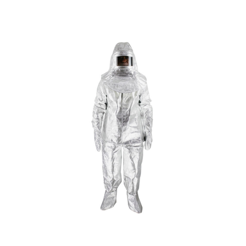 Costume résistant au feu de papier d'aluminium de résistance à hautes températures